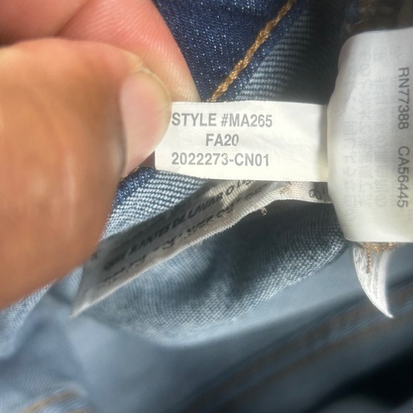 Madewell Mens Slim Jeans 34x30 Blue Medium Wash CoolMax All Season MA265 FA20 - Picture 7 of 10